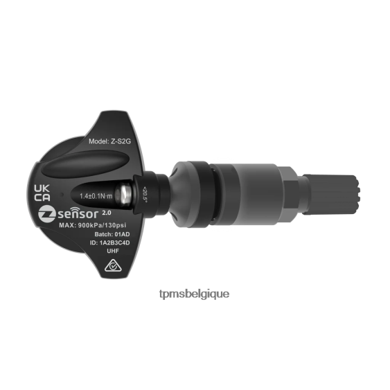 capteur tpms de remplacement saab oe - oe p/n 13327259 fréquence 433mhz 04R61106 TPMS pneu tige de valve en métal - gris foncé